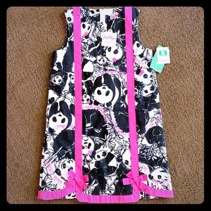 NWT Little Lilly Pulitzer Panda dress, Girls 8